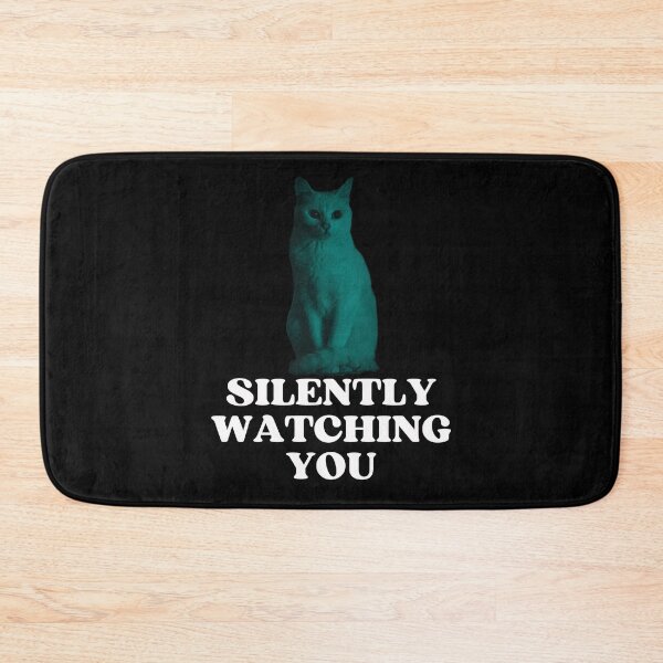 Item preview, SILENTLY WATCHING YOU - Funny Cat Pictures with Captions and Cat Sayings designed and sold by FunnyCatsFam.