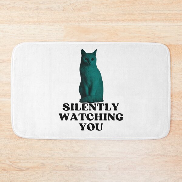 Item preview, SILENTLY WATCHING YOU - Funny Cat Pictures with Captions and Cat Sayings designed and sold by FunnyCatsFam.
