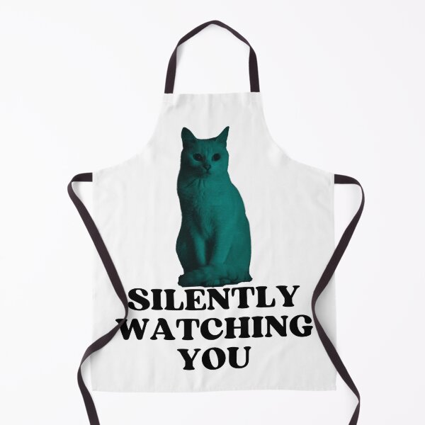 Item preview, SILENTLY WATCHING YOU - Funny Cat Pictures with Captions and Cat Sayings designed and sold by FunnyCatsFam.