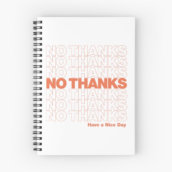Aperçu de l'œuvre Non merci créée et vendue par JunkrabbitPress.
