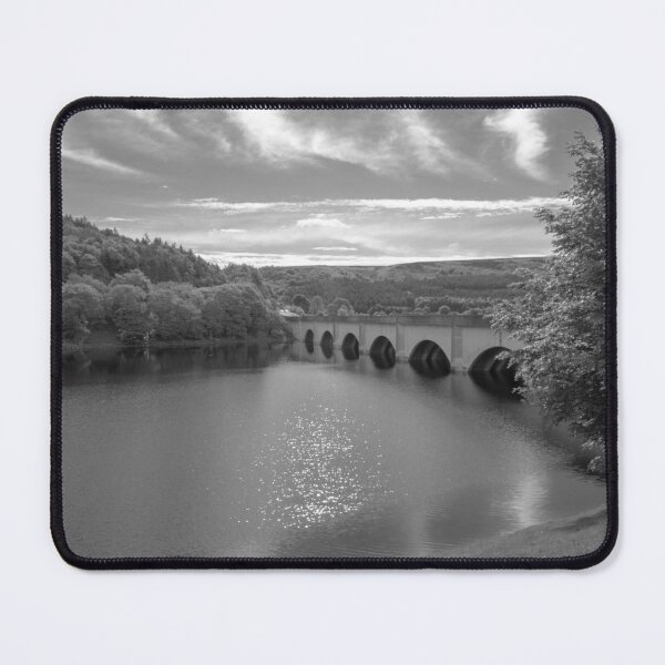Item preview, Ladybower viaduct in monochrome designed and sold by cdkphotos.