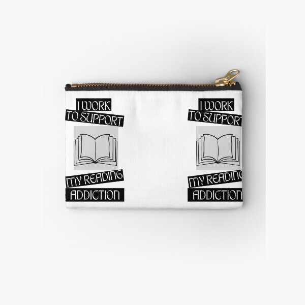 Aperçu de l'œuvre Je travaille pour soutenir ma dépendance à la lecture - Citation de livre. créée et vendue par RovanMoonLight.