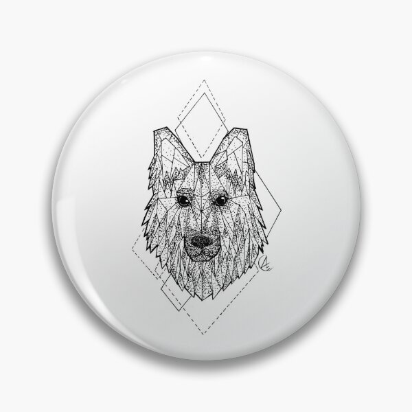 Item preview, Geometric german shepherd designed and sold by Aedrylle.