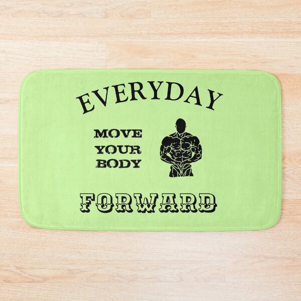 Item preview, Everyday move your body forward, motivational quote designed and sold by atktdesigns.