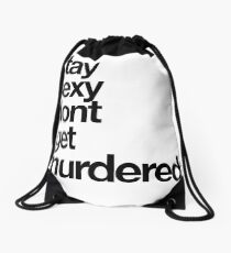 Mochila saco SSDGM Basic - Texto negro