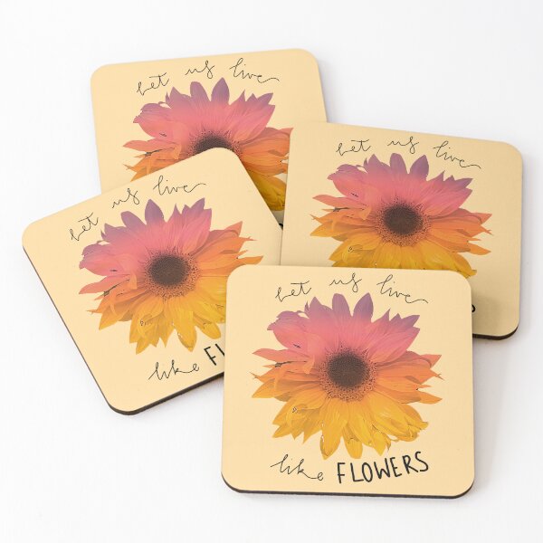 Item preview, "Let us live like flowers" designed and sold by CenayesSpace.
