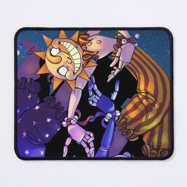 Item preview, fnaf security breach sun and moon designed and sold by beautifulworld9.