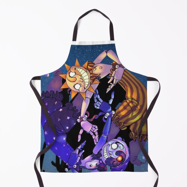 Item preview, fnaf security breach sun and moon designed and sold by beautifulworld9.
