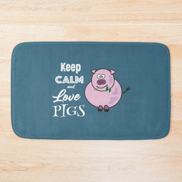 Item preview, Keep Calm and love pigs designed and sold by Nicomaja.