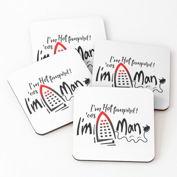 Item preview, I'm hot temperd 'cos I'm Iron man designed and sold by Concept-Hub.