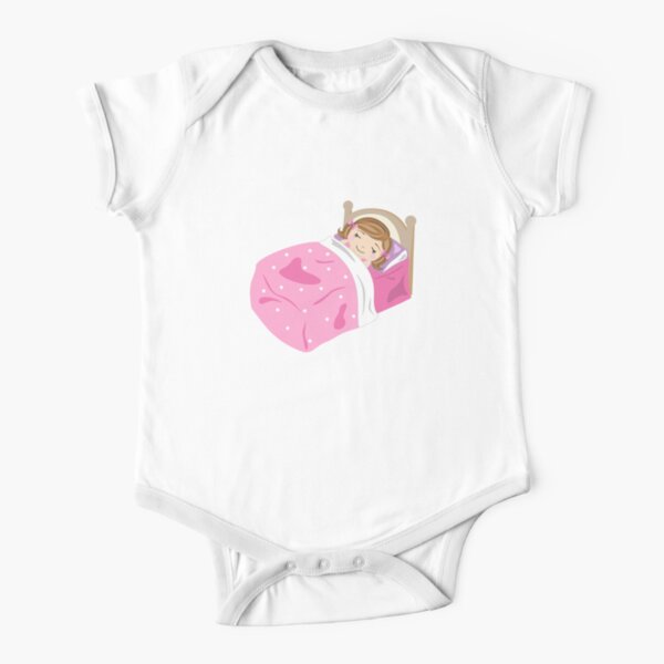 Cute Girl Lily From The 'Tommy Goes To Heaven' Storybook Short Sleeve Baby One-Piece