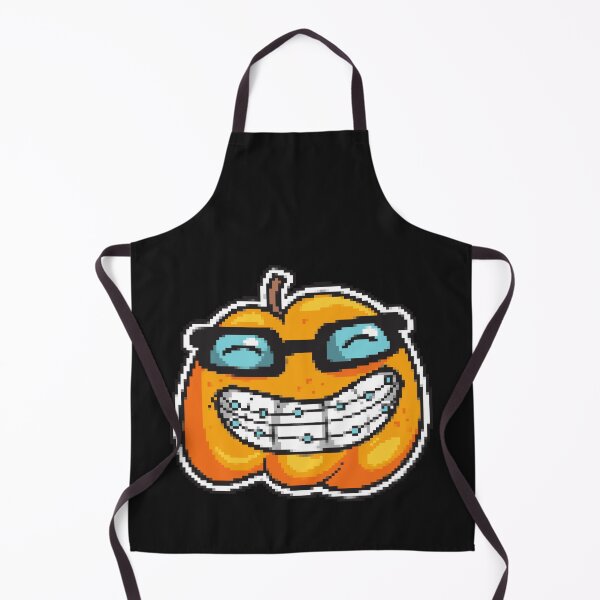 Item preview, Cute Funny Pixel Nerd Pumpkin - NerdKin designed and sold by laiwole.