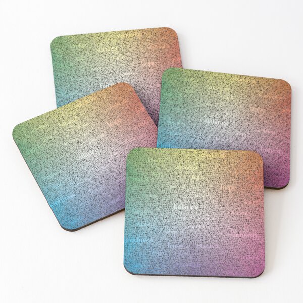Item preview, Positive words, rainbow colors designed and sold by AlfabetDesign.