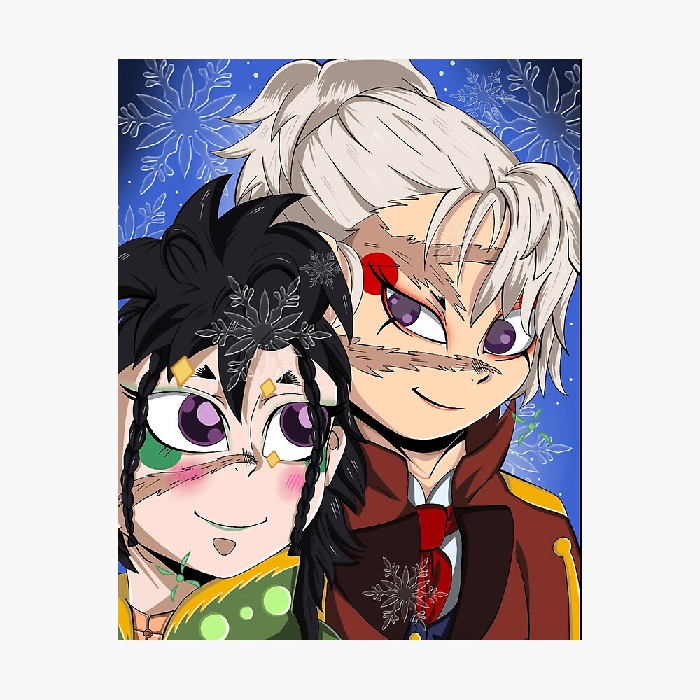 Sanemi and Genya Shinazugawa in Frozen Style, Demon Slayer