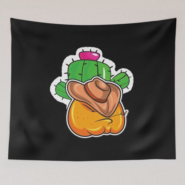 Item preview, Cute Funny Pumpkin Cowboy designed and sold by laiwole.