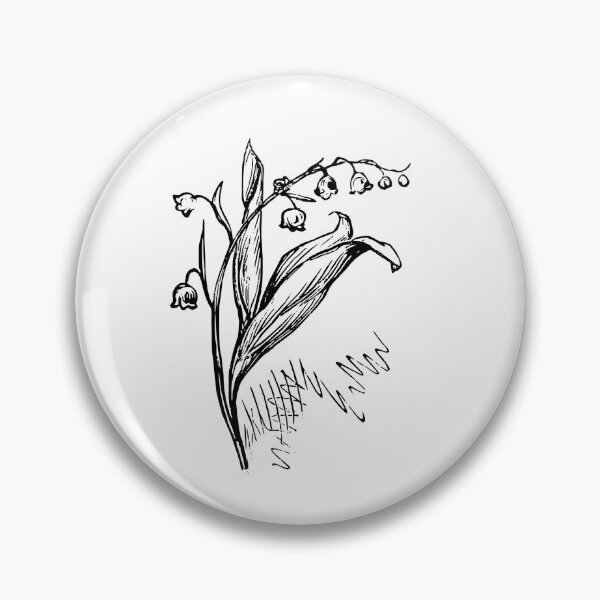 Item preview, Lily of the Valley Flower Vignette (John J. Harley, 1875) designed and sold by nubu-.
