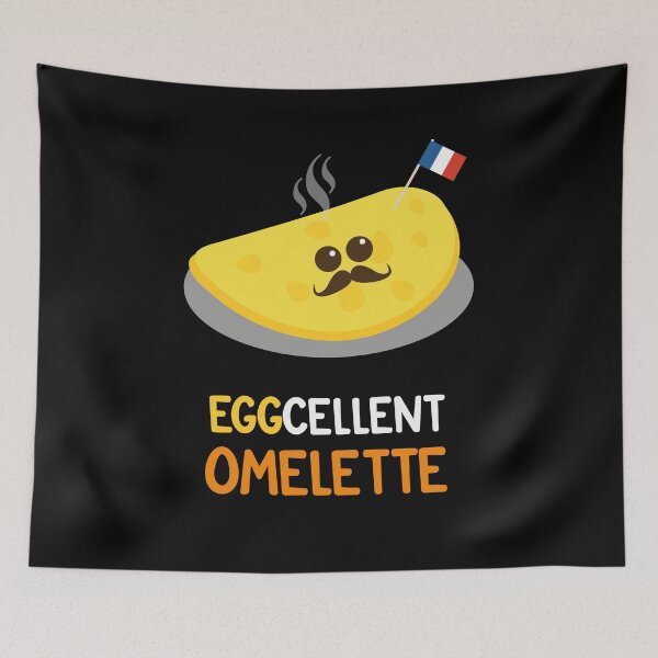 Item preview, Eggcellent French Omelette | Funny Gift Ideas Puns designed and sold by Fluffy-Vectors.