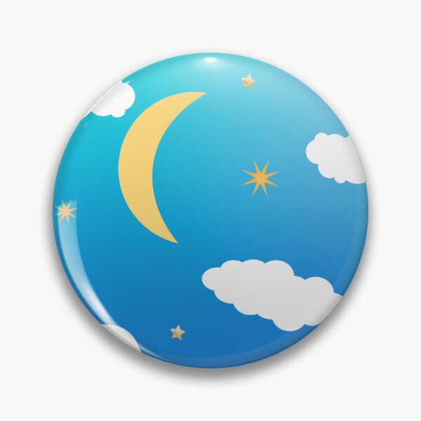 Item preview, Ombre moon and cloud t-shirt print - ombre designed and sold by LukjanovArt.