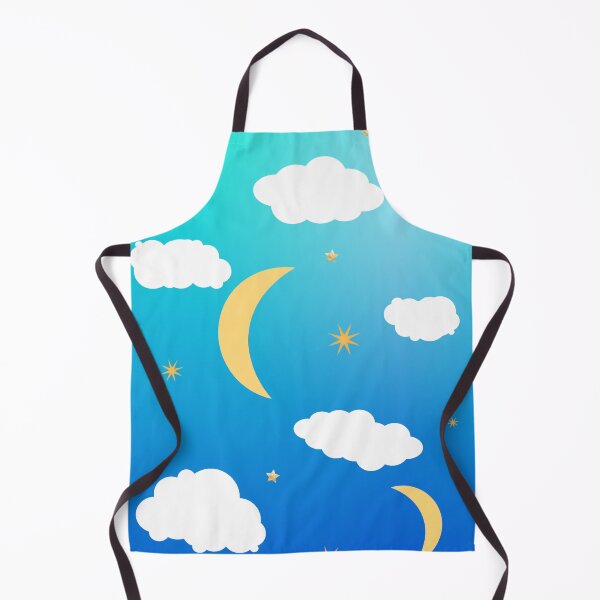 Item preview, Ombre moon and cloud t-shirt print - ombre designed and sold by LukjanovArt.