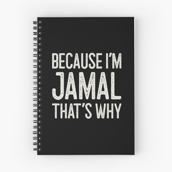 Artikelvorschau, Weil ich Jamal bin, deshalb lustiger personalisierter Name entworfen und verkauft von MariosNydras.