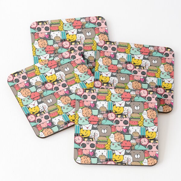 Item preview, chibi colorful pattern designed and sold by ed-design.