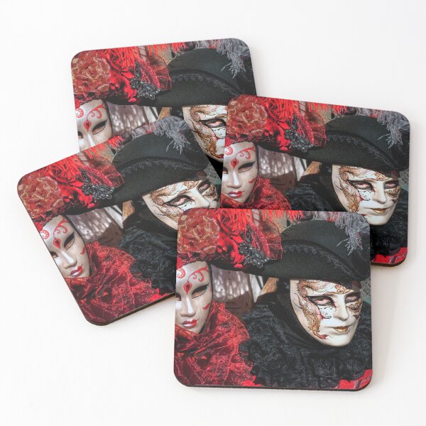 Item preview, Venice - Carnival Mask 2012....02 - Couple in Red   designed and sold by paolo1955.