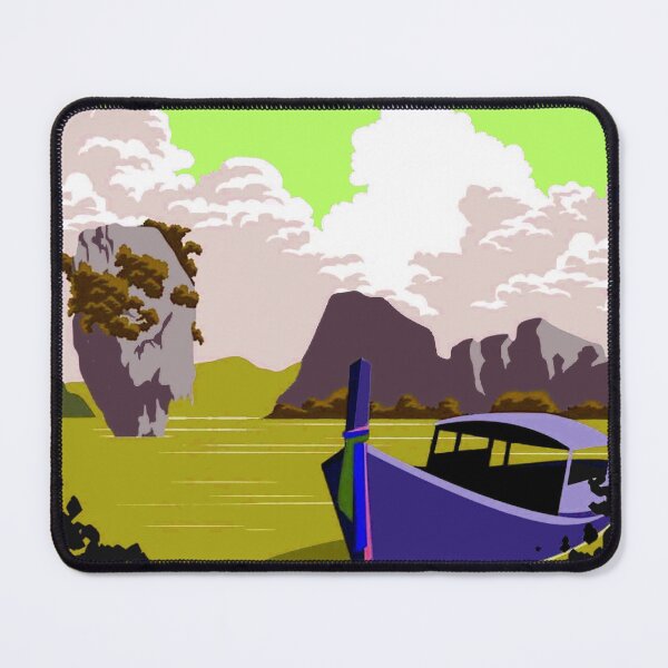 Item preview,  PHUKET THAILAND : Vintage Psychedelic Travel Advertising Print designed and sold by posterbobs.