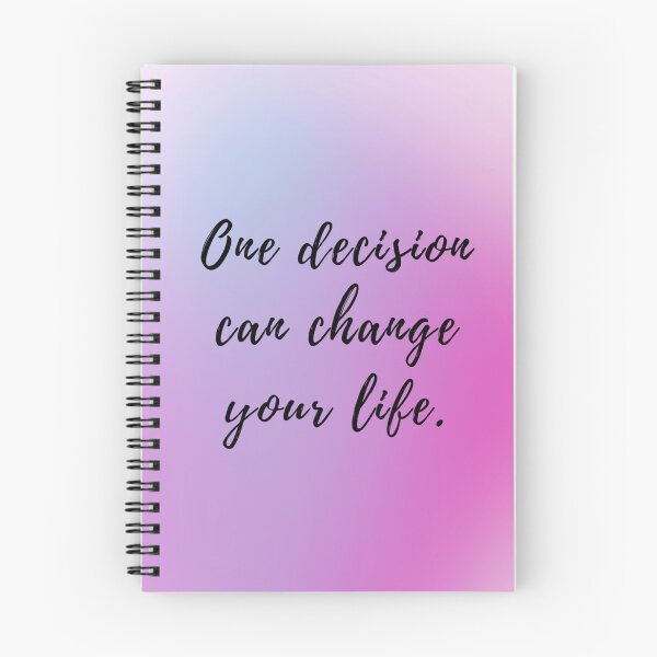 Item preview, One decision can change your life. designed and sold by QuoteBoxx.