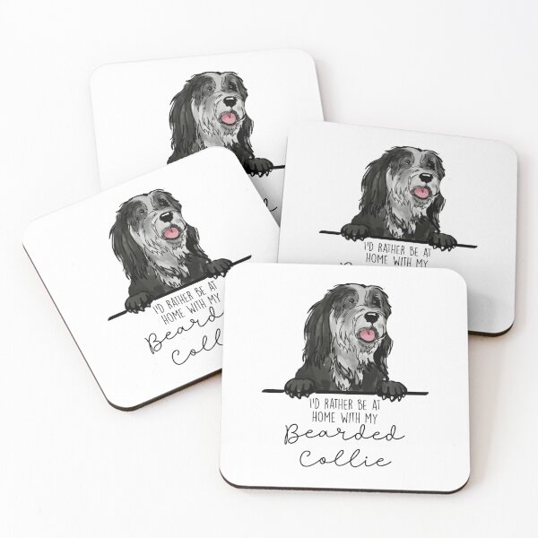 Item preview, I’d rather be at home with my Bearded Collie designed and sold by Little Fuzz Shop.