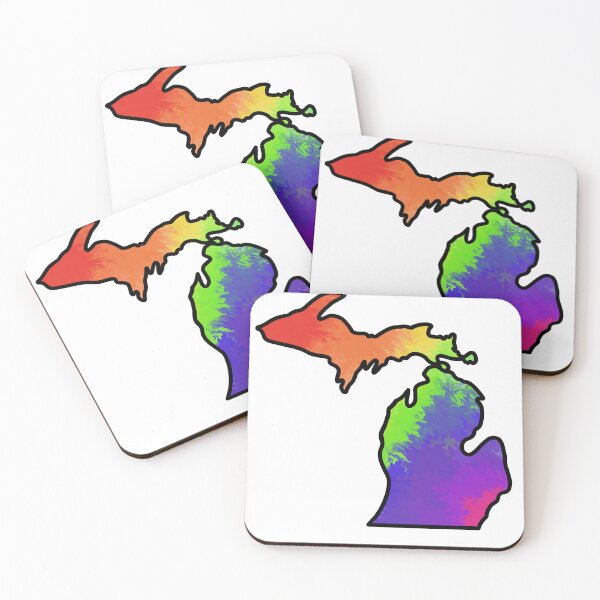 Item preview, Michigan Pour Paint: Rainbow Crystals designed and sold by doodle-mittens.
