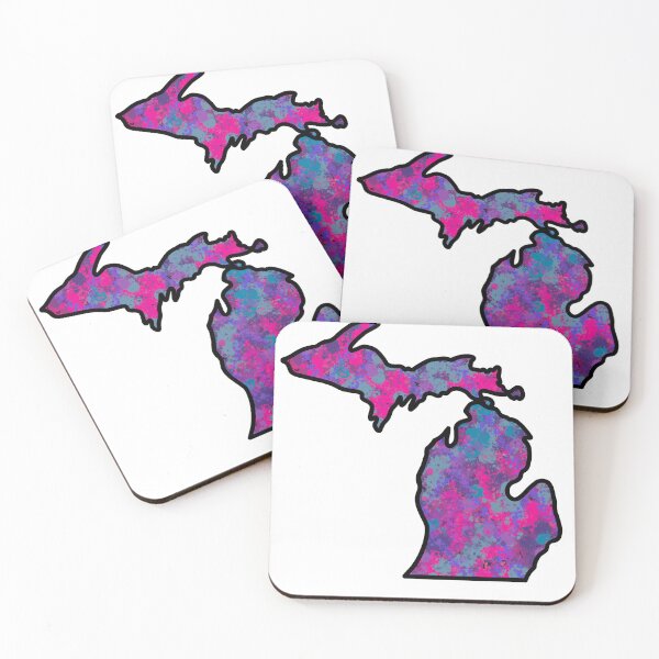 Artikelvorschau, Michigan Pour Paint: Farbtropfen entworfen und verkauft von doodle-mittens.