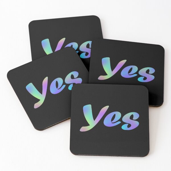 Item preview, Yes in eighties letters designed and sold by magenta-dream.
