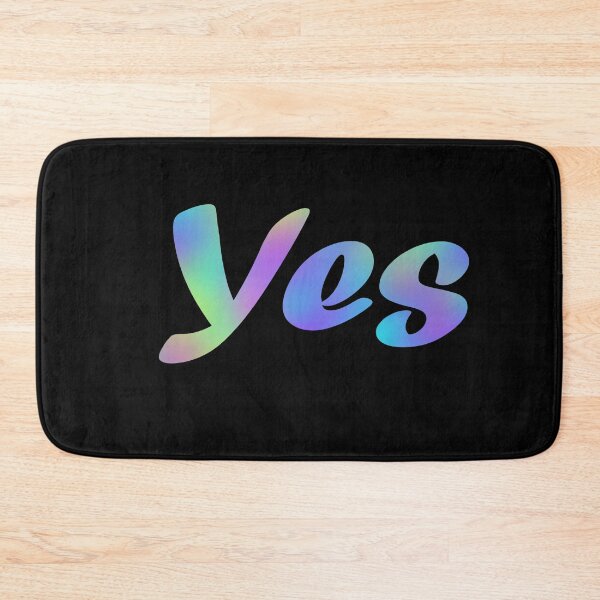 Item preview, Yes in eighties letters designed and sold by magenta-dream.