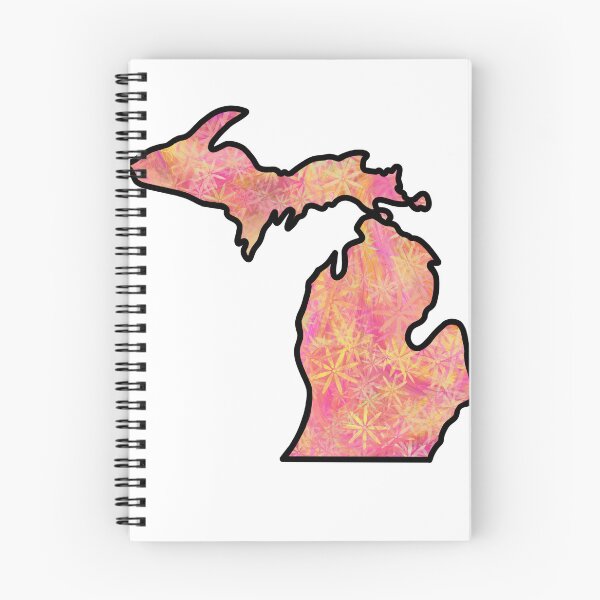 Item preview, Michigan Pour Paint: Hippie Flowers designed and sold by doodle-mittens.