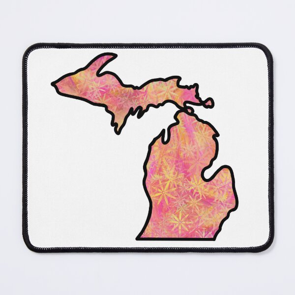 Item preview, Michigan Pour Paint: Hippie Flowers designed and sold by doodle-mittens.