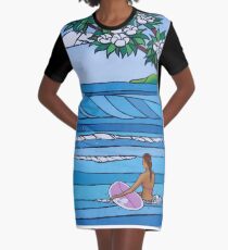 Perfect Paddle Out Graphic T-Shirt Dress