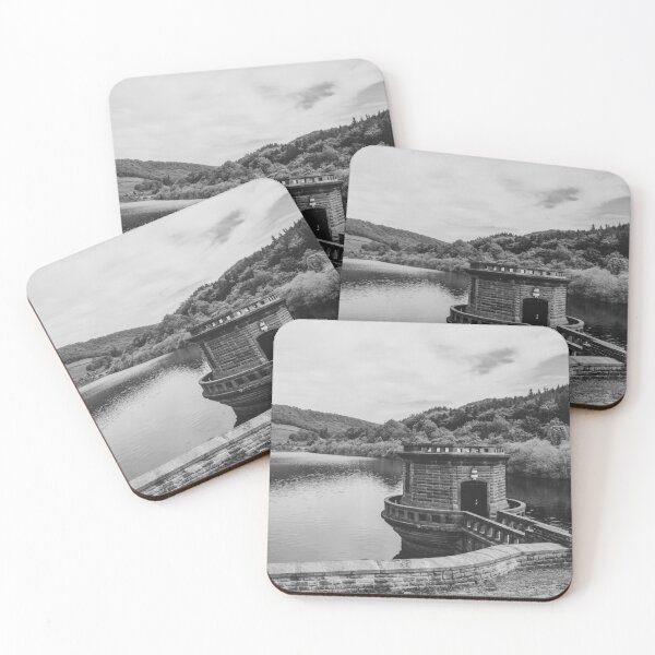 Item preview, Ladybower Reservoir in black and white designed and sold by cdkphotos.