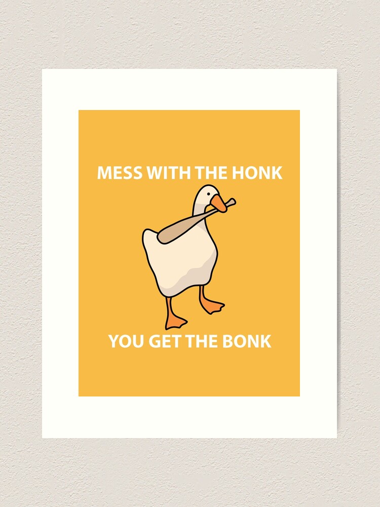 Honk Honk Honk Goose A5 Print funny meme goose print -  Portugal