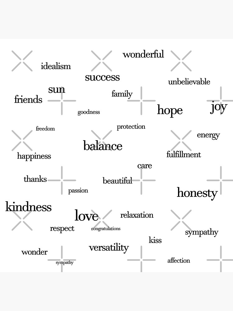 a-collection-of-positive-words-poster-by-alfabetdesign-redbubble