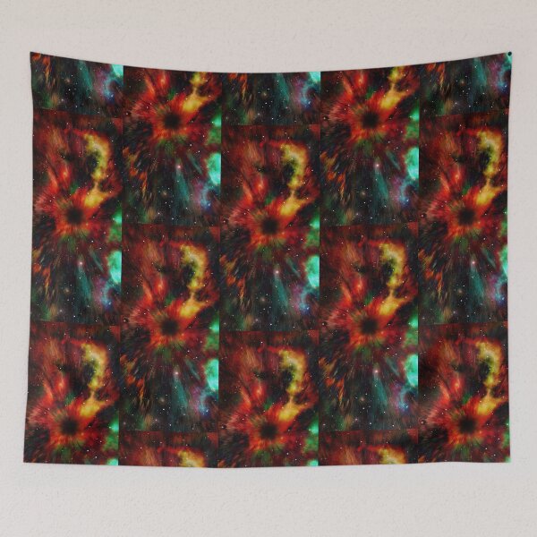 Item preview, mobile phone case sheet abstract movement explosion of colors of the universe designed and sold by JL-Genuine.