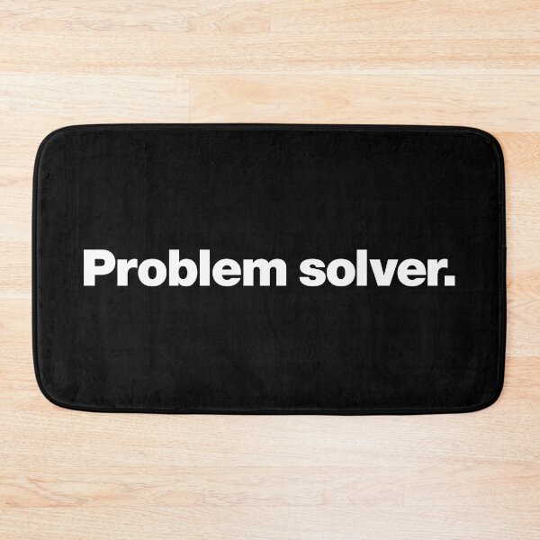 Item preview, Problem solver (white) designed and sold by dudethecreator.