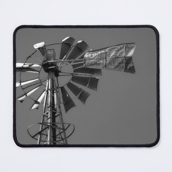 Item preview, Old windmill in black and white designed and sold by Chris Atwell.