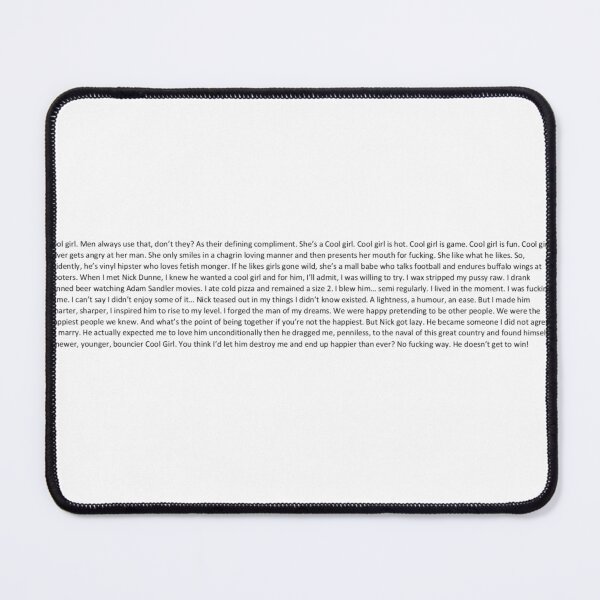 Item preview, gone girl cool girl speech design designed and sold by daisyfrances.