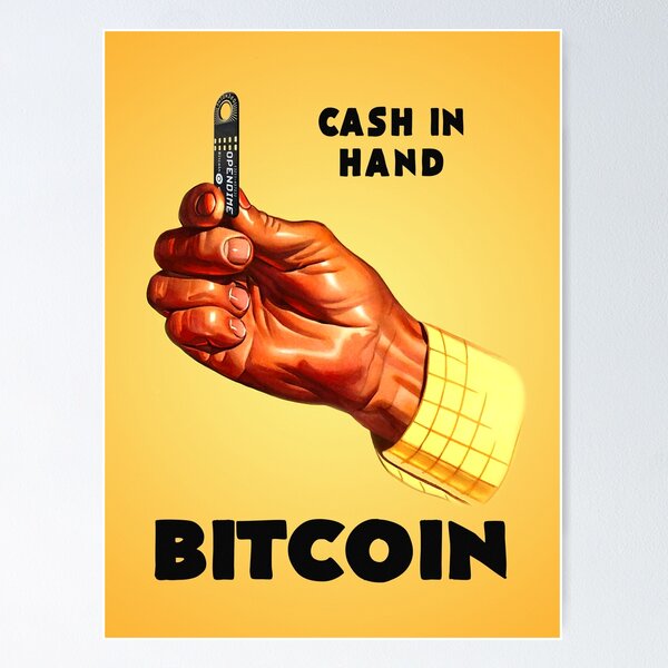 Item preview, Bitcoin - Cash In Hand designed and sold by phneep.