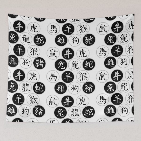 Item preview, Pack Chinese Zodiac circle designed and sold by Art Store Stickers.