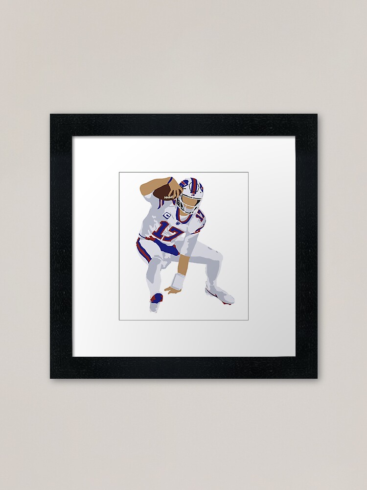 Josh Allen Leap (Large) Poster for Sale by Brianr123