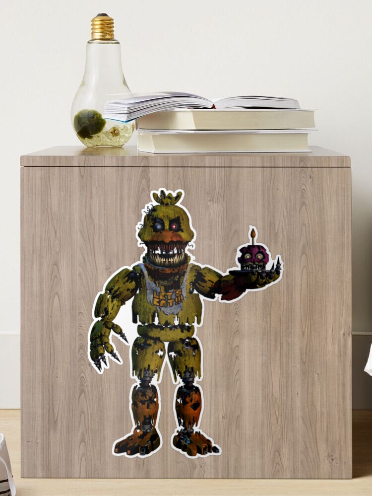 FNAF Nightmare Chica Sticker for Sale by ChocolateColors