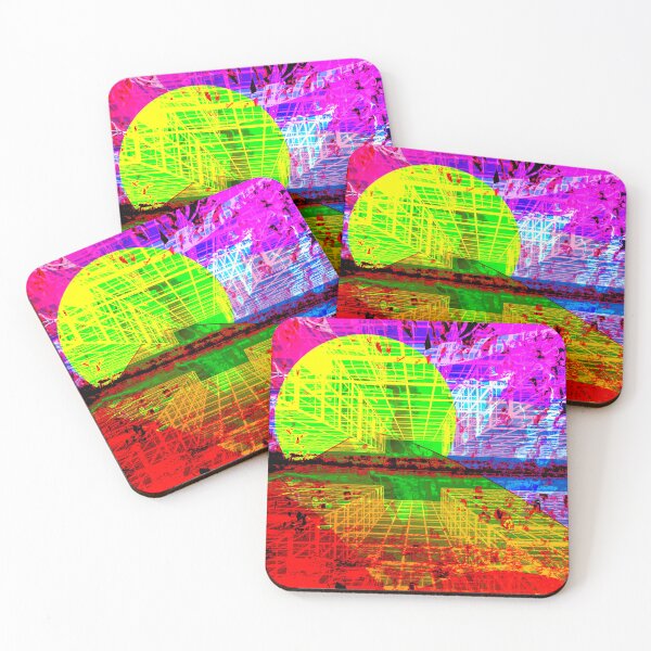 Item preview, Convergent SCIFI Alien World Gamer Wall art designed and sold by EdwardMonet.
