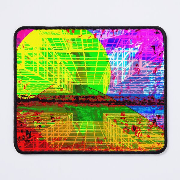Item preview, Convergent SCIFI Alien World Gamer Wall art designed and sold by EdwardMonet.