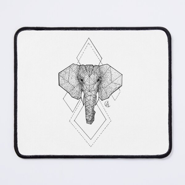 Item preview, Geometric Elephant designed and sold by Aedrylle.